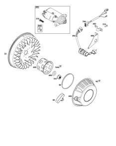 Part Location Diagram of 84005459 Briggs and Stratton SCREW, SET